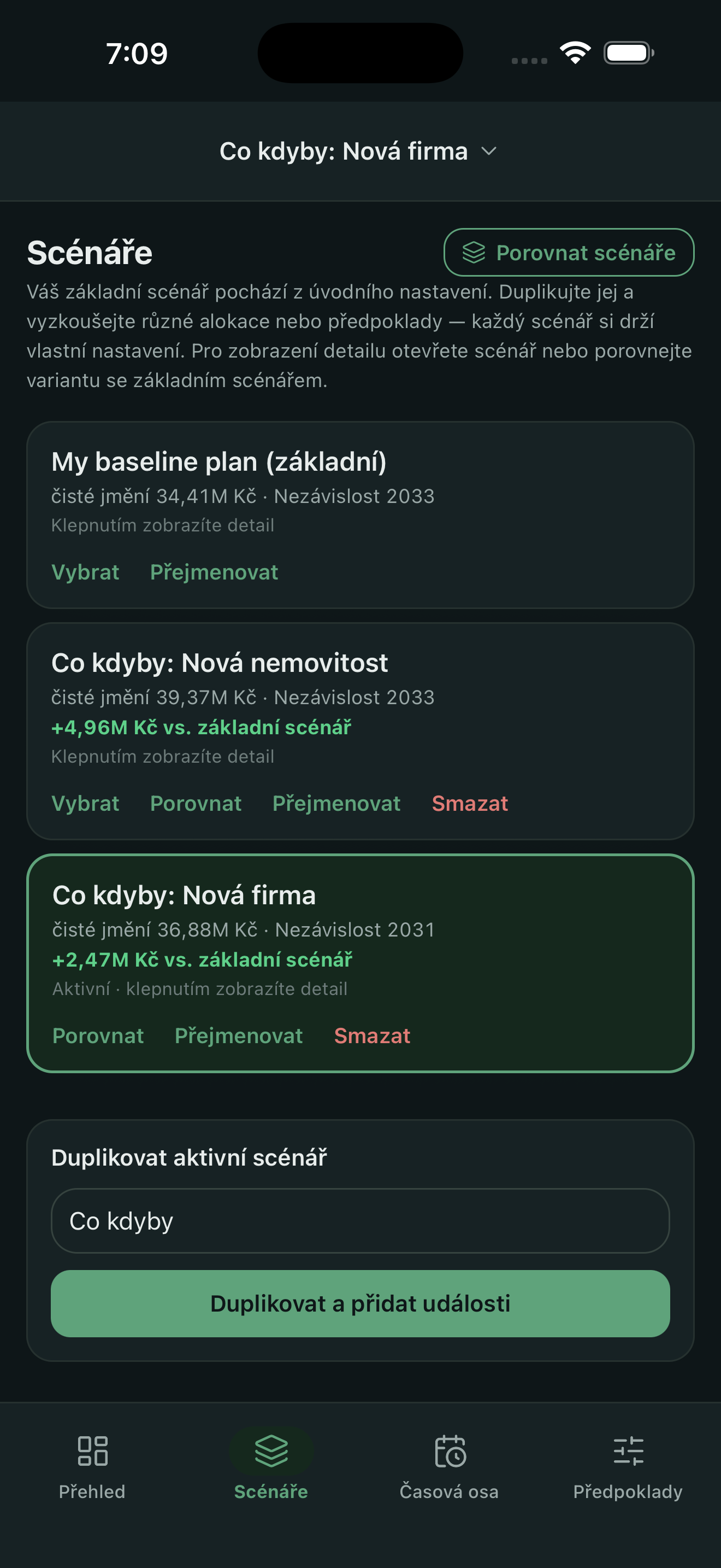 Vaše scénáře