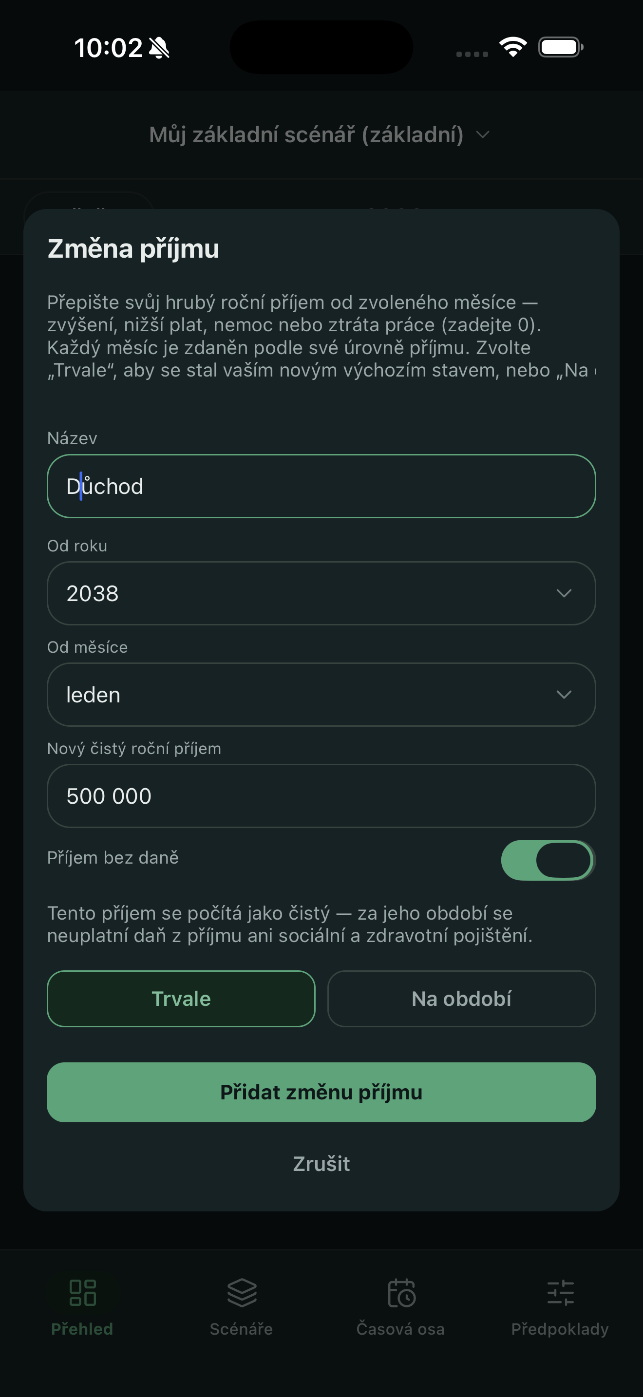 Co kdybyste od důchodového věku pobírali starobní důchod?