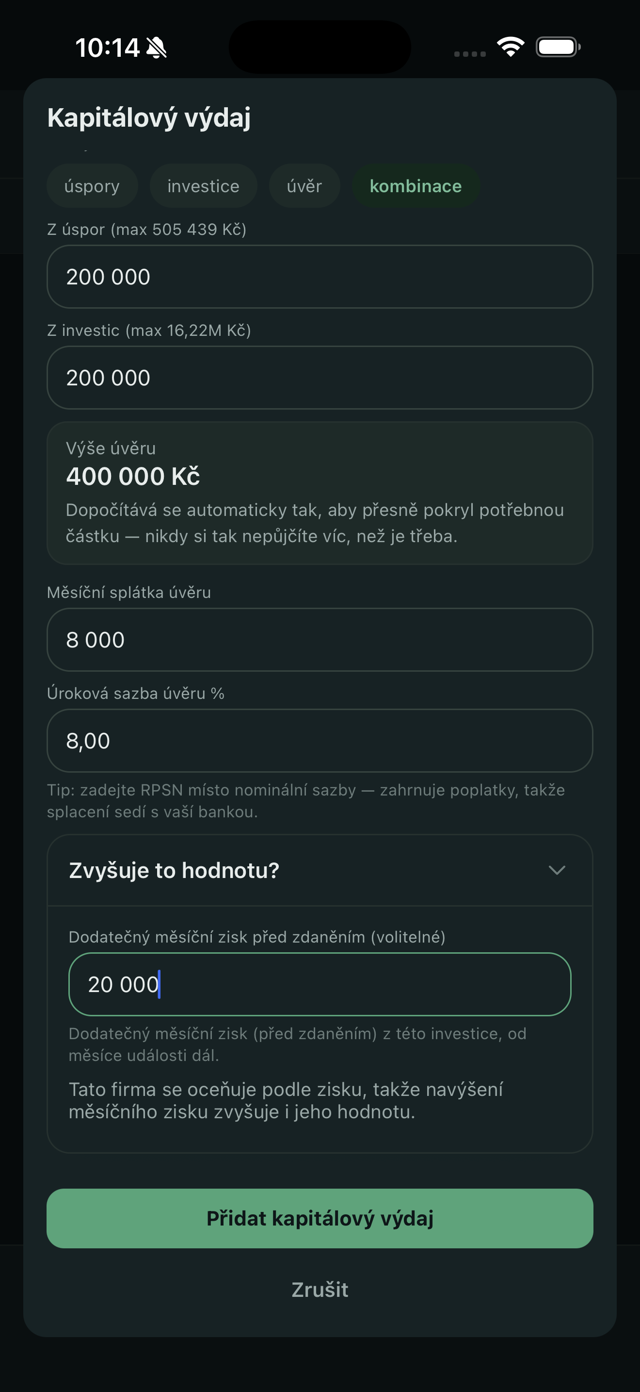 Co kdybyste zisk znovu investovali zpět do firmy?