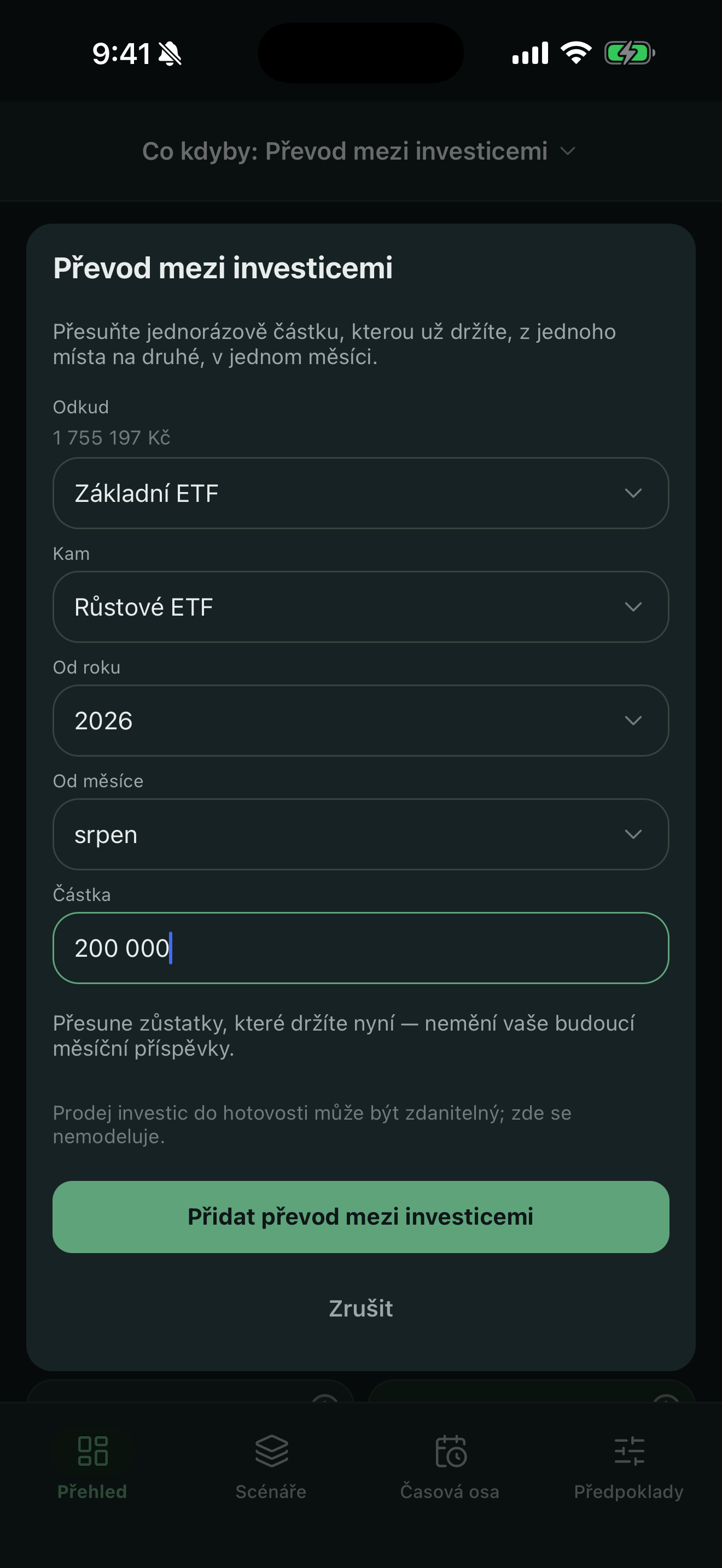 Přesunout hotovost do investic — nebo naopak snížit riziko před důchodem?